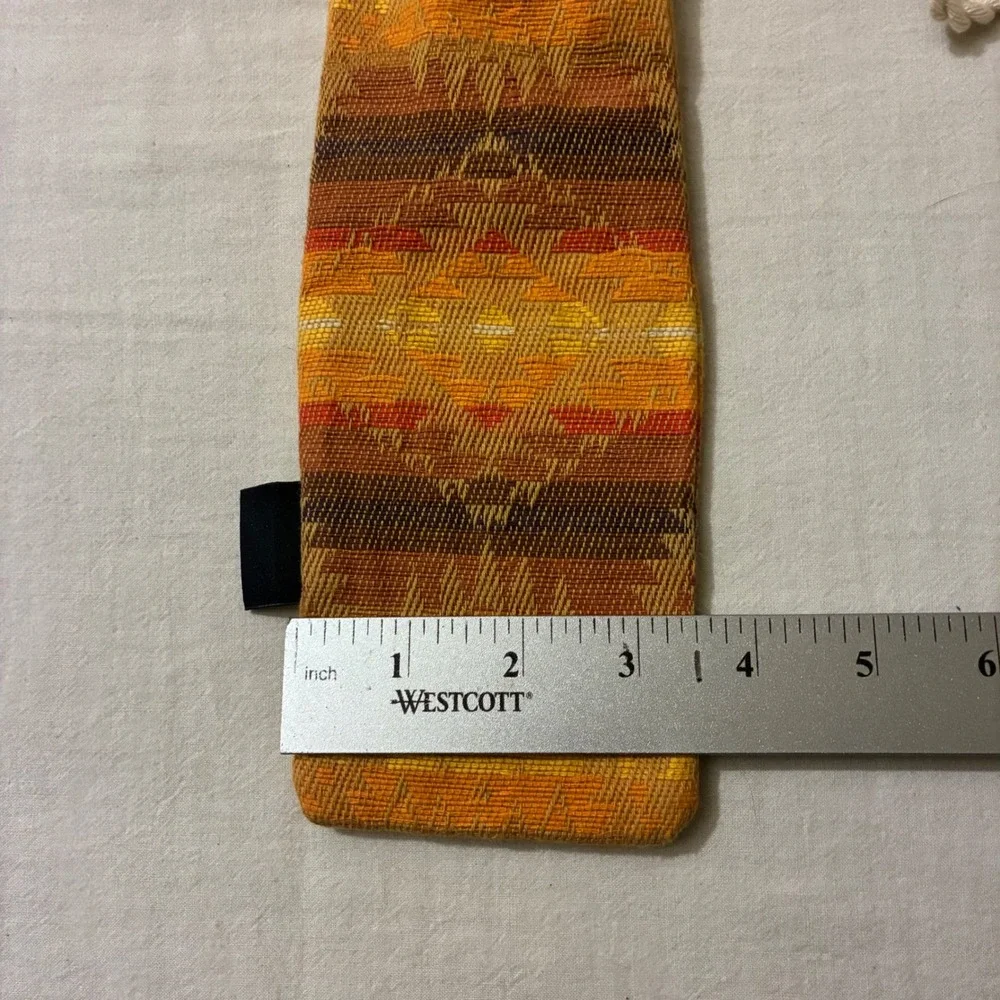 Pendleton‎ Mission Trails Orange Woven Drawstring Pouch Bag NEW